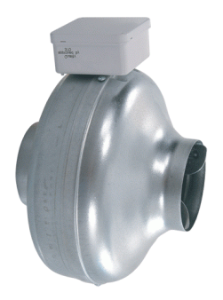 CK 100A - radiální ventilátor do potrubí