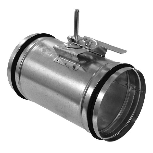 KRT-K-200 - těsná regulační klapka, kovové ovládání, 200mm [KRT-K-200 ...